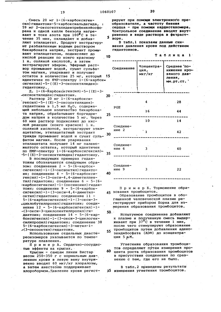 Способ получения производных гидантоина или их солей (патент 1060107)