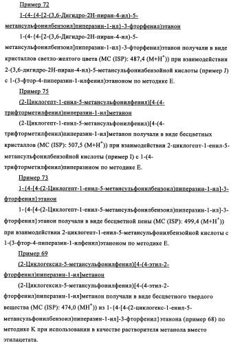 Производные 1-бензоилпиперазина в качестве ингибиторов поглощения глицина для лечения психозов (патент 2355683)