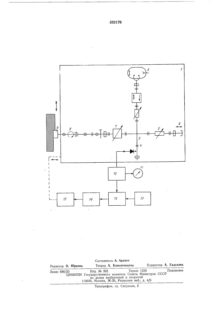 Устройство для активного контроля толщины диэлектрических изделий (патент 552176)