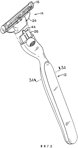 Сменный бритвенный картридж (варианты) (патент 2263022)