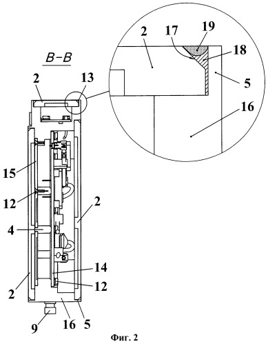 Способ изготовления герметичного электронного модуля и клеевая композиция для осуществления способа (патент 2469063)
