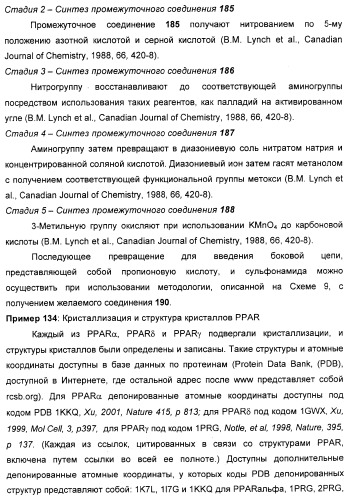 Соединения, являющиеся активными по отношению к рецепторам, активируемым пролифератором пероксисом (патент 2356889)