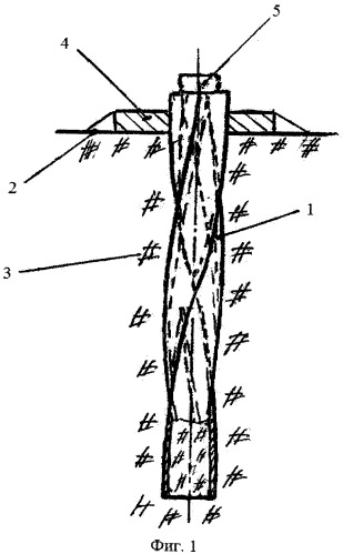 Винтовая свая (патент 2536547)
