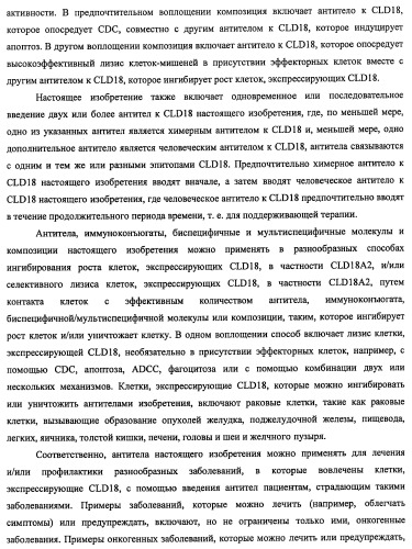 Моноклональные антитела к клаудину-18 для лечения рака (патент 2445319)
