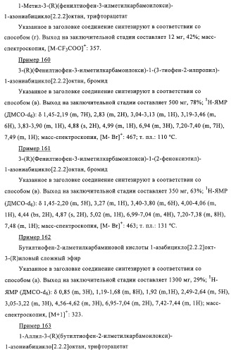 Карбаматные производные хинуклидина, фармацевтическая композиция на их основе и применение (патент 2321588)