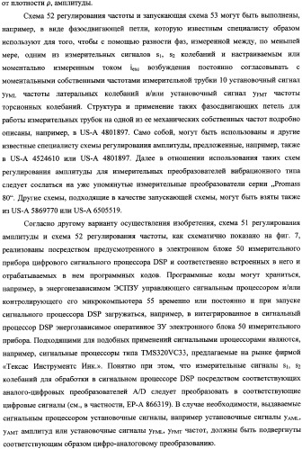 Кориолисов массовый расходомер, способ измерения массового расхода протекающей в трубопроводе среды, применение массового расходомера и способа измерения массового расхода протекающей в трубопроводе среды (патент 2339916)