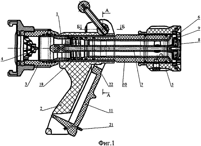 Импульсный ручной пожарный ствол (патент 2540304)