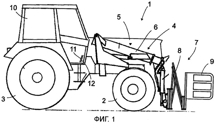 Транспортное средство с подъемным оборудованием (патент 2548254)