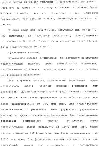 Композиция полимера молочной кислоты и формованное изделие из данной композиции (патент 2485144)