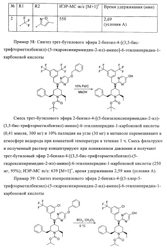 Производные аминопиперидина как ингибиторы бпхэ (белка-переносчика холестерилового эфира) (патент 2442782)