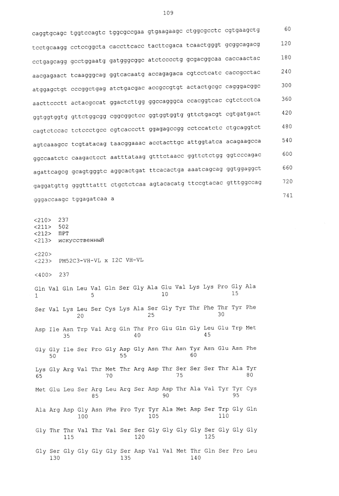 Биспецифическое одноцепочечное антитело к psmaxcd3 с межвидовой специфичностью (патент 2617942)