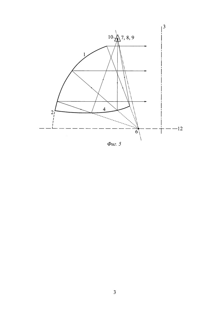 Офсетная тороидально-параболическая зеркальная антенна (варианты) (патент 2665747)