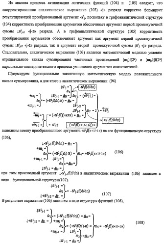 Функциональная структура предварительного сумматора f ([mj]&amp;[mj,0]) параллельно-последовательного умножителя f ( ) с процедурой логического дифференцирования d/dn первой промежуточной суммы [s1  ]f(})-или структуры активных аргументов множимого [0,mj]f(2n) и [mj,0]f(2n) (варианты) (патент 2424549)