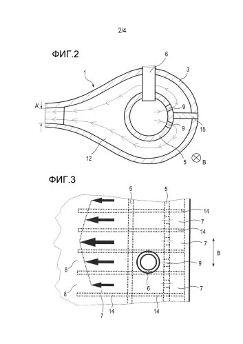 Устройство для направления потока для охлаждения валка или металлической полосы (патент 2584371)