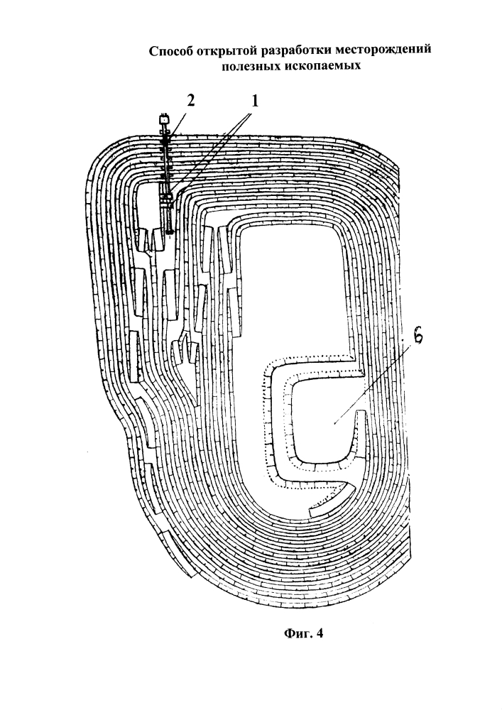 Способ открытой разработки месторождений полезных ископаемых (патент 2645051)