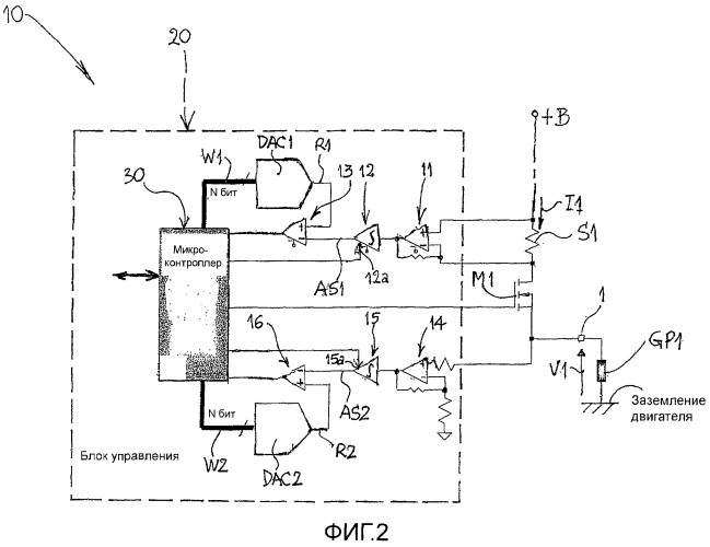 Способ и устройство для управления свечами накала в дизельном двигателе, в частности, для транспортных средств (патент 2492350)