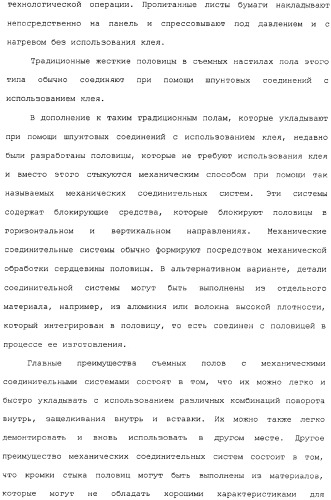 Механическое соединение половиц при помощи гибкого шпунта (патент 2373348)