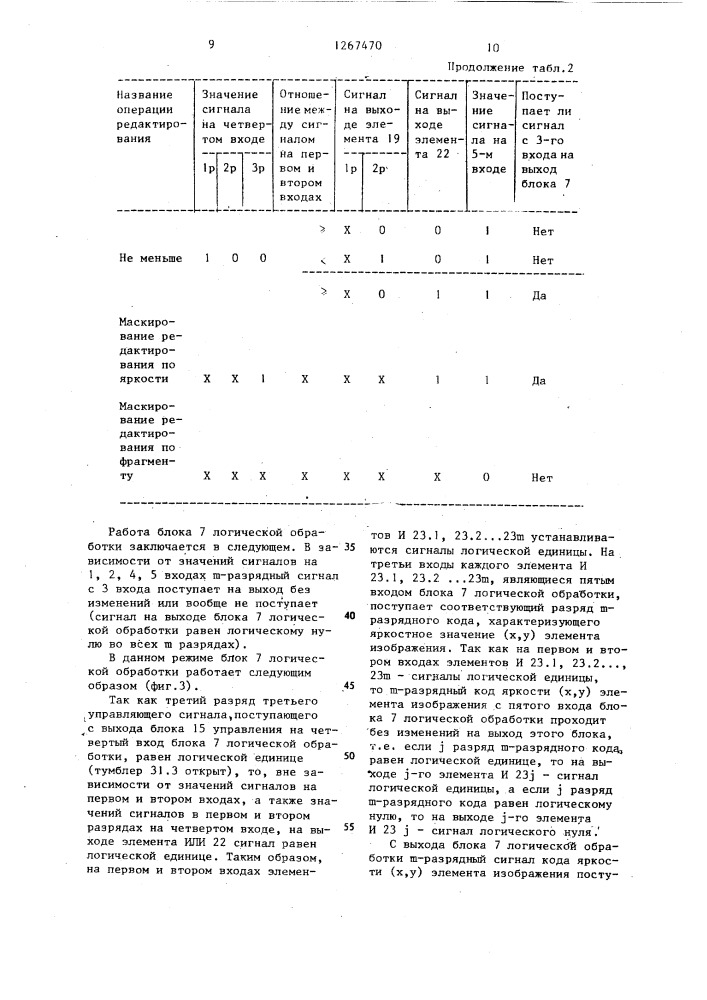 Устройство для отображения информации (патент 1267470)
