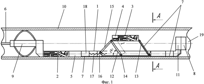 Устройство для пофазного замера физических параметров флюида в горизонтальной скважине (патент 2523335)