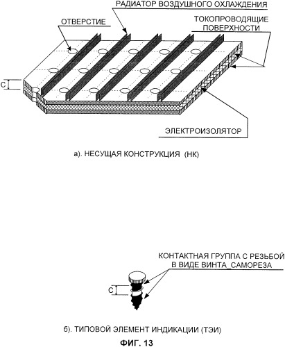 Экранный модуль визуальной индикации и элемент индикации экранного модуля визуальной индикации (патент 2359341)