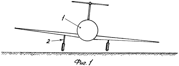 Шасси для посадки при боковом ветре (варианты) (патент 2471675)