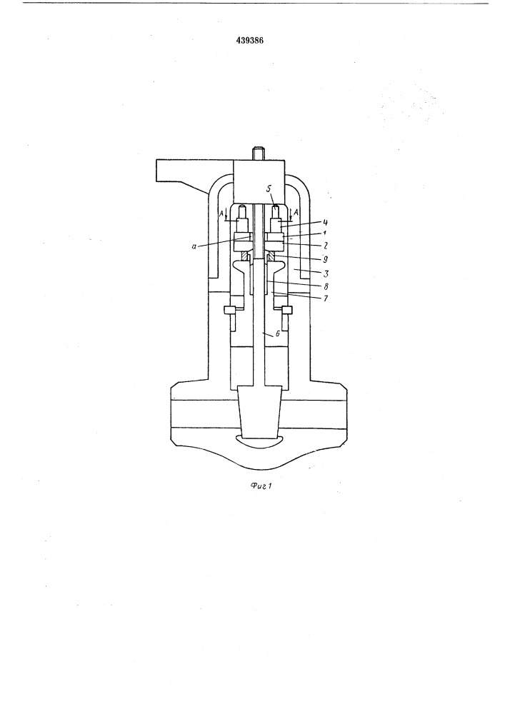 Устройство для осадки крышки задвижки при ремонте (патент 439386)
