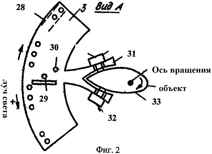 Устройство для измерения угловых перемещений объекта (патент 2306526)