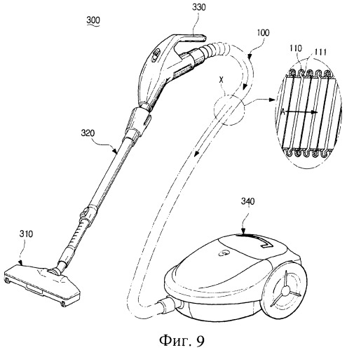 Гибкий шланг и пылесос, содержащий гибкий шланг (патент 2448637)