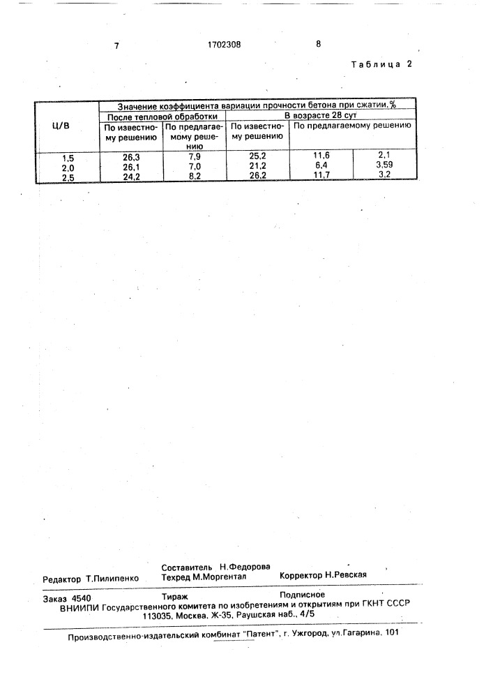 Способ определения прочности цементов (патент 1702308)