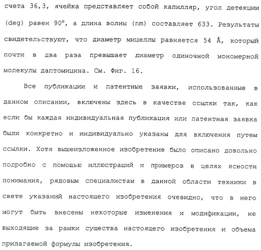 Способ очистки липопептида (варианты), антибиотическая композиция на основе очищенного липопептида (варианты) (патент 2311460)