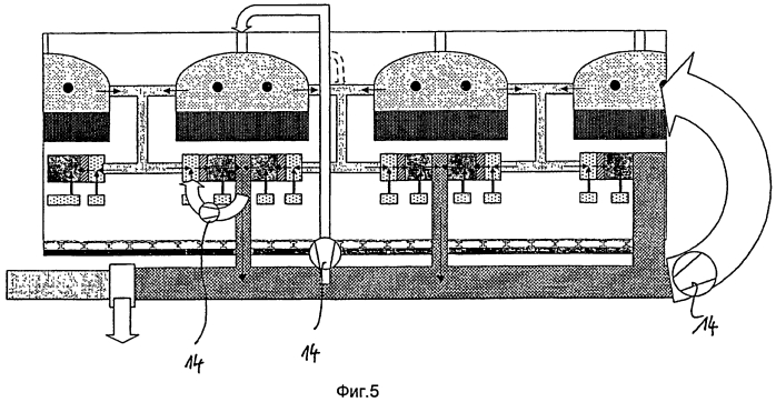 Установка для коксования с рециркуляцией отработанных газов (патент 2549858)