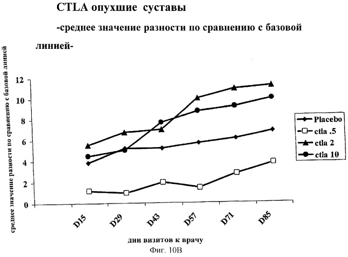 Способы лечения ревматических заболеваний с применением растворимого ctla4 (патент 2287340)