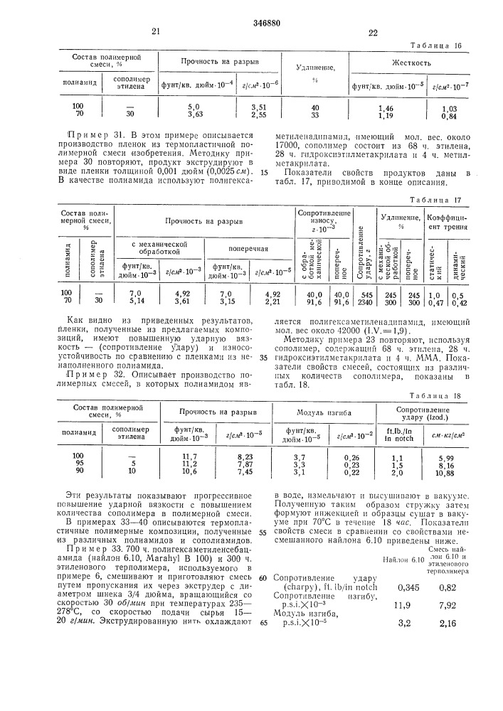 Патент ссср  346880 (патент 346880)