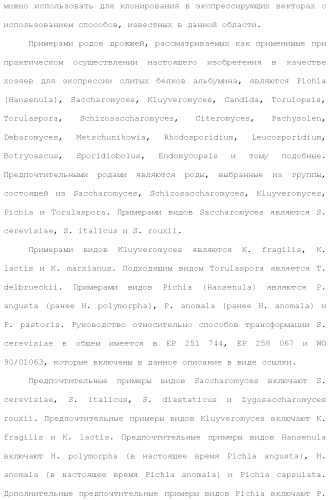 Слитые белки альбумина (патент 2369404)