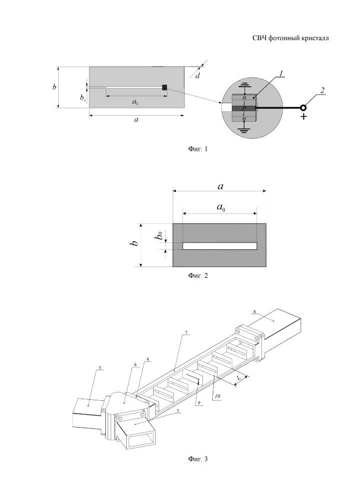Свч фотонный кристалл (патент 2658113)