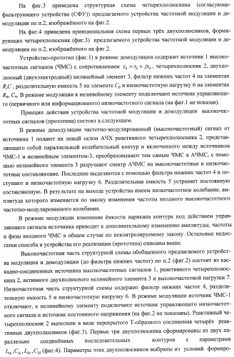 Способ частотной модуляции и демодуляции высокочастотных сигналов и устройство его реализации (патент 2483428)