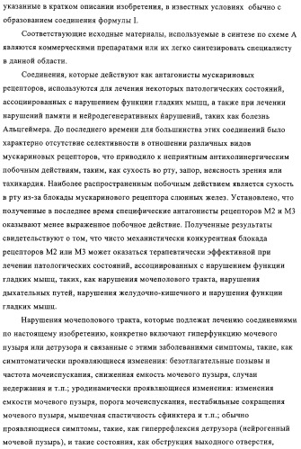 Производные аминотетралина в качестве антагонистов мускаринового рецептора (патент 2311408)