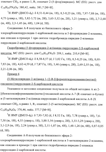 Производные n-формилгидроксиламина в качестве ингибиторов пептидилдеформилазы (pdf) (патент 2325386)