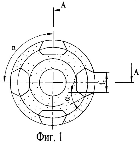 Композиционный шлифовальный круг для торцового шлифования (патент 2347670)