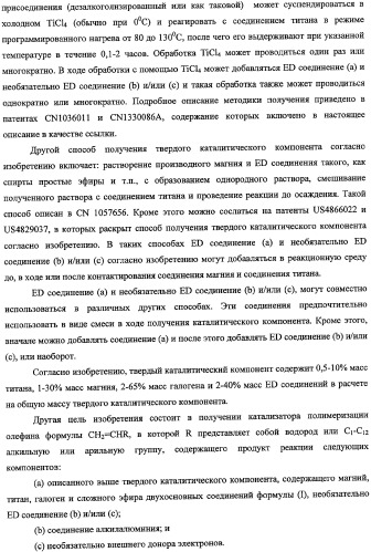 Каталитический компонент для полимеризации олефинов и катализатор, содержащий такой компонент (патент 2358987)