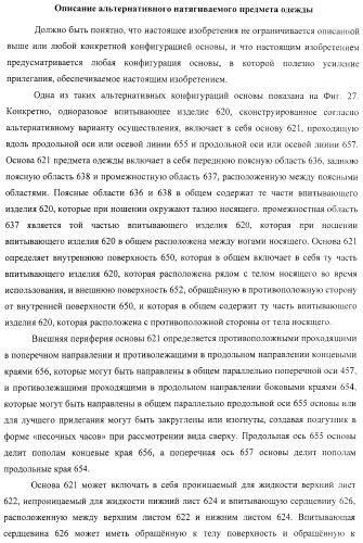 Одноразовый натягиваемый предмет одежды, имеющий хрупкий пояс (патент 2409338)