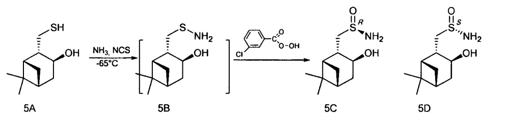 Способ получения хиральных монотерпеновых сульфинамидов (патент 2650681)