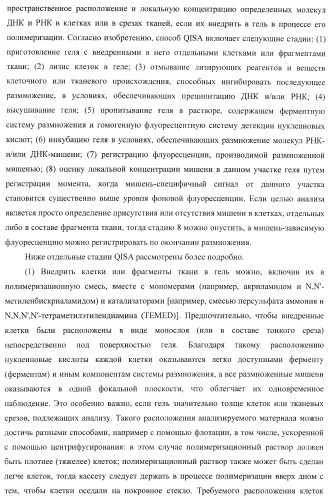 Бесконтактные способы обнаружения молекулярных колоний, наборы реагентов и устройство для их осуществления (патент 2394915)
