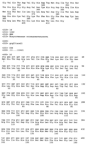 Гены grg23 и grg51, придающие устойчивость к гербицидам (патент 2393225)