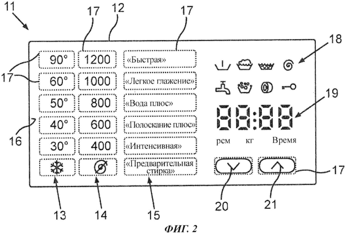 Устройство управления и индикации для бытового прибора и бытовой прибор с таким устройством (патент 2567701)