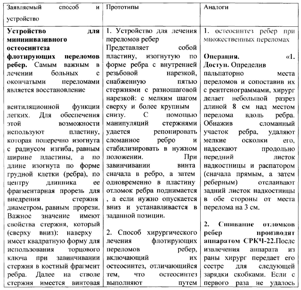 Способ миниинвазивного остеосинтеза флотирующих переломов ребер и устройство для его осуществления (патент 2596089)