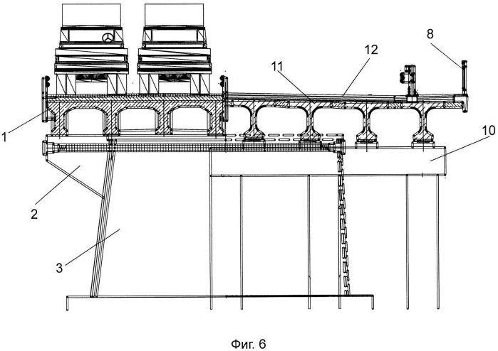 Способ реконструкции моста с использованием поперечной передвижки существующего железобетонного монолитного пролетного строения (патент 2556766)