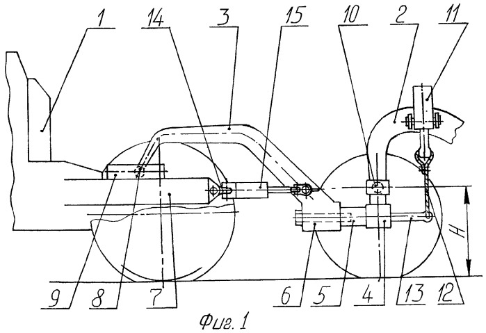 Тягово-сцепное устройство скрепера (патент 2283924)