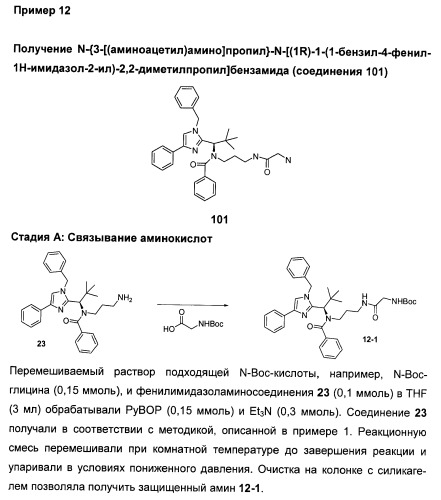 N-(1-(1-бензил-4-фенил-1н-имидазол-2-ил)-2,2-диметилпропил)бензамидные производные и родственные соединения в качестве ингибиторов кинезинового белка веретена (ksp) для лечения рака (патент 2427572)