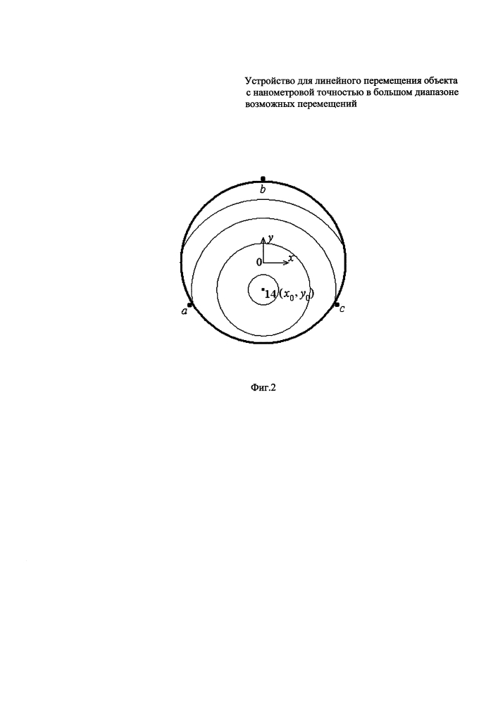 Устройство для линейного перемещения объекта с нанометровой точностью в большом диапазоне возможных перемещений (патент 2606805)